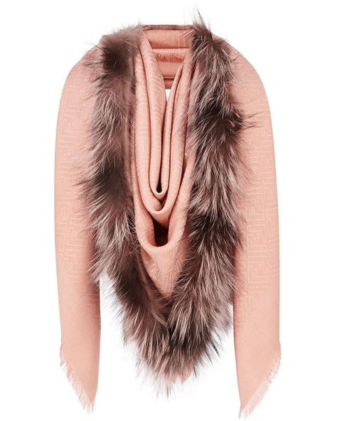 fendi scarves womens|Fendi touch of fur shawl.